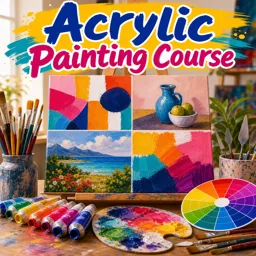 Free Course Image Acrylic Painting Course
