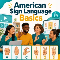 Free Course Image American Sign Language Basics