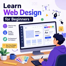 Free Course Image Learn Web Design for Beginners
