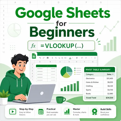 Free Course Image Google Sheets for Beginners