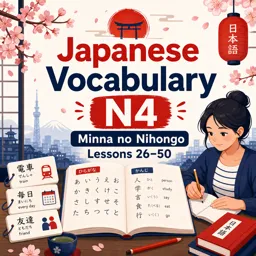 Free Course Image Japanese Vocabulary N4