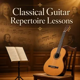 Free Course Image Classical Guitar Repertoire Lessons