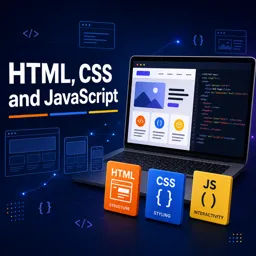 Free Course Image HTML, CSS and JavaScript