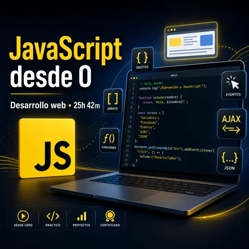 Imagen del curso gratis JavaScript desde 0