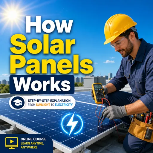 Free Course Image How Solar Panels Works