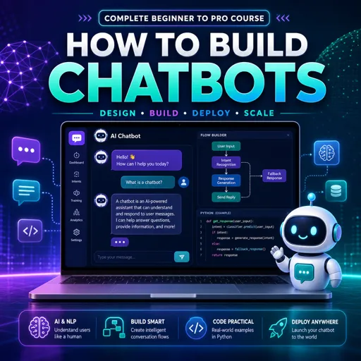 Free Course Image How to Build Chatbots