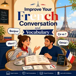 Free Course Image Improve Your French Conversation and Vocabulary