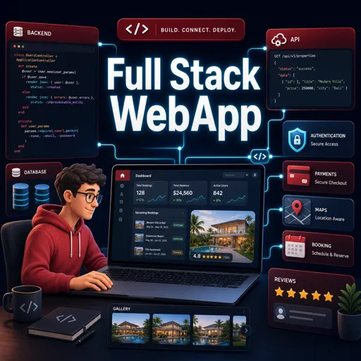 Free Course Image Full Stack WebApp