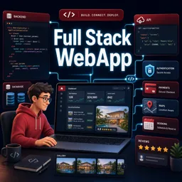 Free Course Image Full Stack WebApp