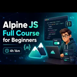 Free Course Image Alpine JS Full Course for Beginners