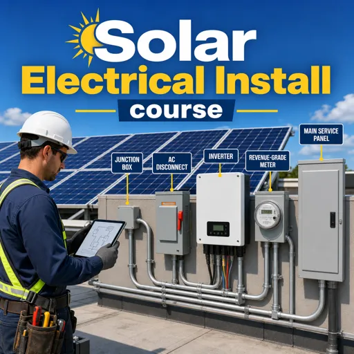 Free Course Image Solar Electrical Install course