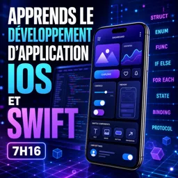 Image de cours gratuite Apprends le développement d'application iOS et SWIFT