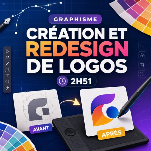 Image de cours gratuite Création et Redesign de Logos