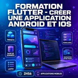 Image de cours gratuite Formation Flutter - Créer une application Android et iOS
