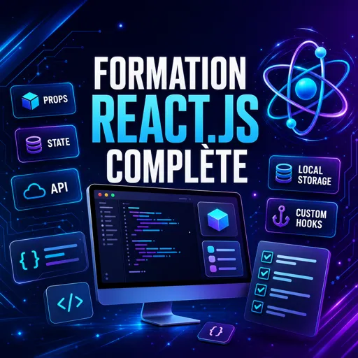 Image de cours gratuite Formation React.js complète