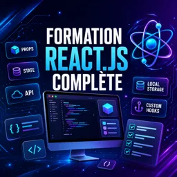 Image de cours gratuite Formation React.js complète