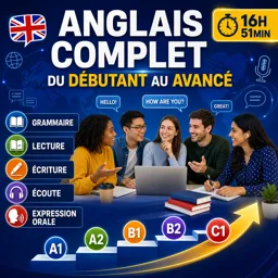 Image de cours gratuite Anglais complet du débutant au avancé