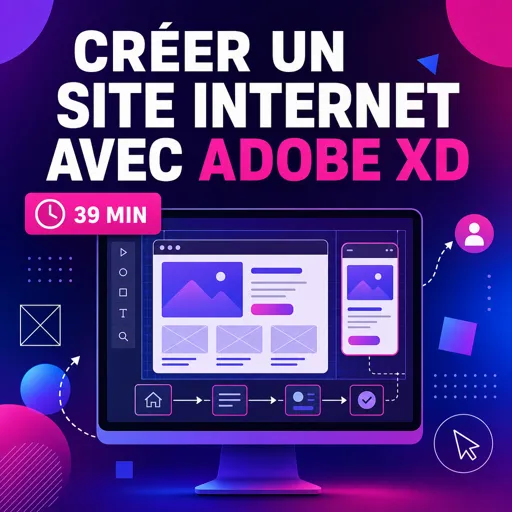 Image de cours gratuite Créer un site internet en utilisant Adobe XD