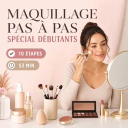 Image de cours gratuite Maquillage pas à pas spécial Débutants