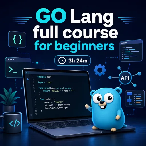 Free Course Image GO Lang full course for beginners