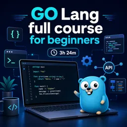 Free Course Image GO Lang full course for beginners