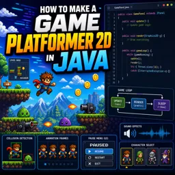 Free Course Image How to make a game Platformer 2D in Java