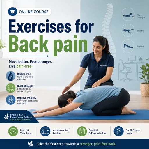 Free Course Image Exercises for Back pain