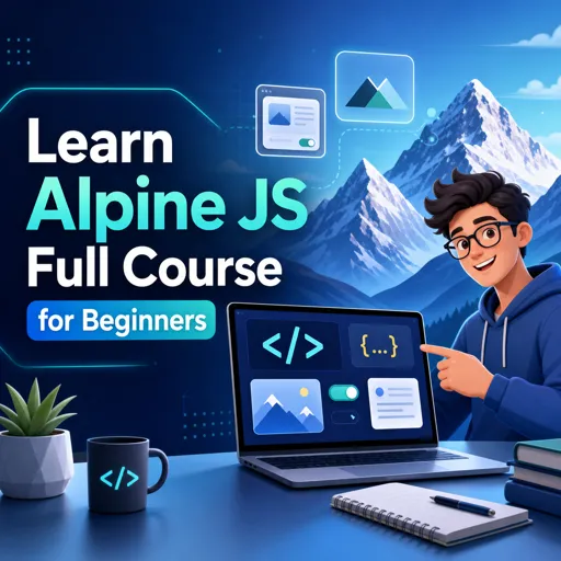 Free Course Image Learn Alpine JS Full Course for Beginners