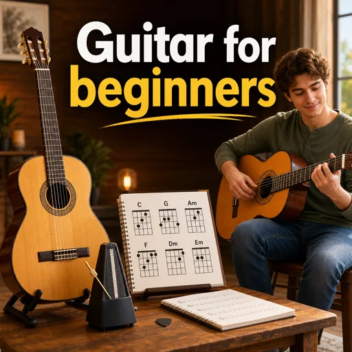 Free Course Image Guitar for beginners