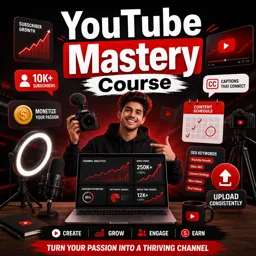 Free Course Image YouTube Mastery Course
