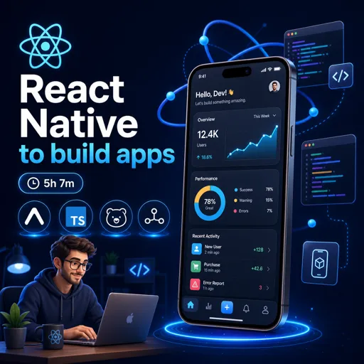 Free Course Image React Native to build apps