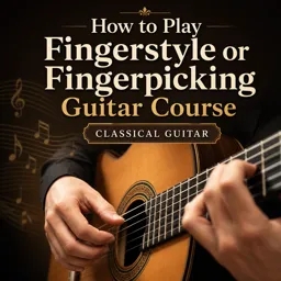 Free Course Image How to play fingerstyle or fingerpicking Guitar Course