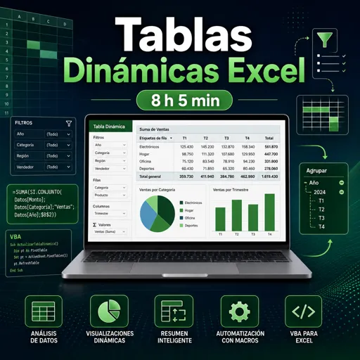 Imagen del curso gratis Tablas Dinámicas Excel