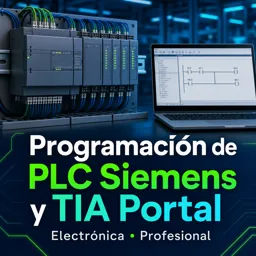 Imagen del curso gratis Programación de PLC Siemens y TIA Portal