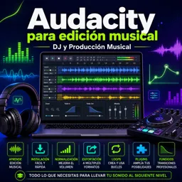 Imagen del curso gratis Audacity para edición musical