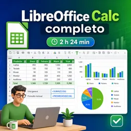 Imagen del curso gratis LibreOffice Calc completo