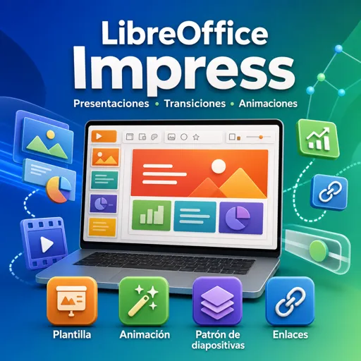 Imagen del curso gratis LibreOffice Impress