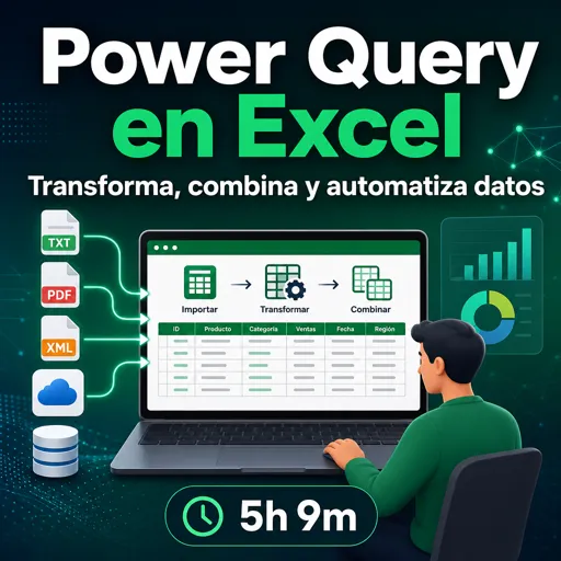 Imagen del curso gratis Power Query en Excel