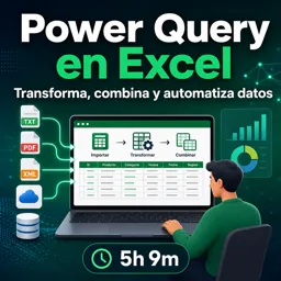 Imagen del curso gratis Power Query en Excel