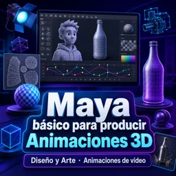 Imagen del curso gratis Maya básico para producir Animaciones 3D