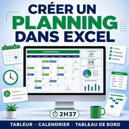 Image de cours gratuite Créer un Planning dans Excel
