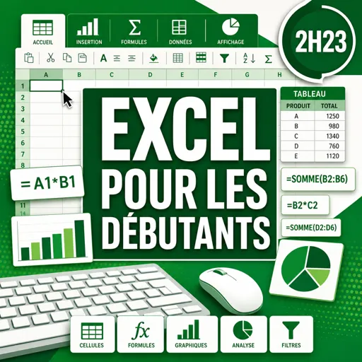 Image de cours gratuite Excel pour les débutants