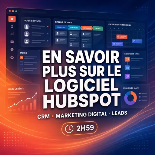 Image de cours gratuite En savoir plus sur le logiciel Hubspot