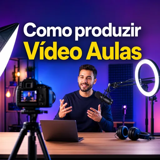 Imagem do Curso gratuito Como produzir Vídeo Aulas