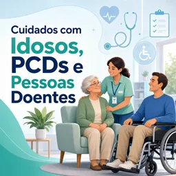 Imagem do Curso gratuito Cuidados com Idosos, PCDs e Pessoas Doentes