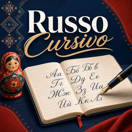 Imagem do Curso gratuito Russo Cursivo