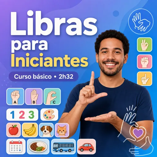 Imagem do Curso gratuito Libras para Iniciantes
