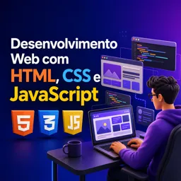 Imagem do Curso gratuito Desenvolvimento Web com HTML, CSS e JavaScript