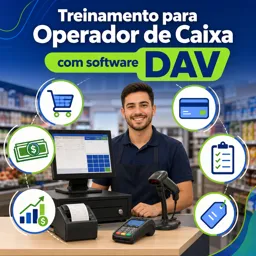 Imagem do Curso gratuito Treinamento para Operador de Caixa com software DAV
