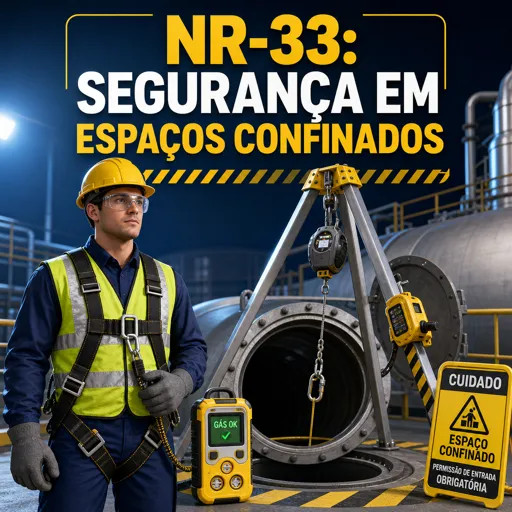 Imagem do Curso gratuito NR-33: Segurança em Espaços Confinados